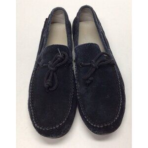 Cole Haan Mens Suede Driving Loafers Black Classic Comfort Size 10.5 Shoes